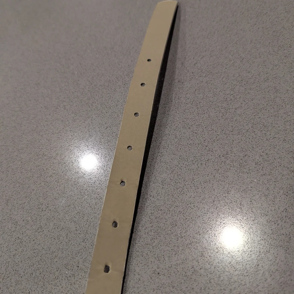 Madden Girl White Belt with Silver Buckle